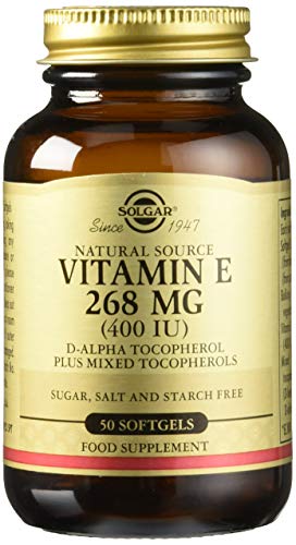 Solgar Vitamina E 268 mg (400 UI) Cápsulas blandas - Envase de 50