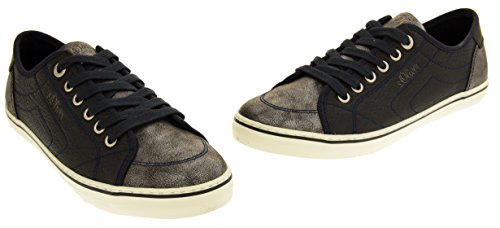 S.Oliver 23614-27 Mujer Azul Casual con Cordones Zapatillas De Verano EU 38