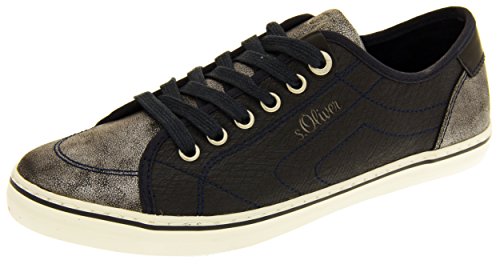 S.Oliver 23614-27 Mujer Azul Casual con Cordones Zapatillas De Verano EU 38