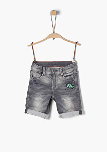 s.Oliver Hose Kurz Pantalones Cortos de Jean, 96z7 Dark Gres Denim, 116/ Reg para Niños