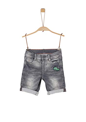 s.Oliver Hose Kurz Pantalones Cortos de Jean, 96z7 Dark Gres Denim, 116/ Reg para Niños