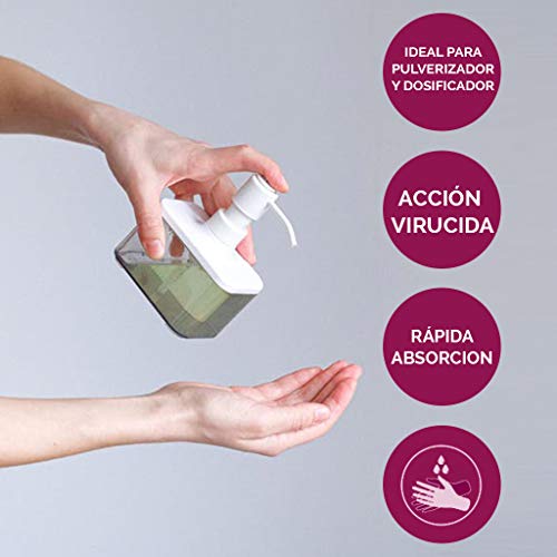 Solución HIGIENIZANTE 5 litros 70% vol. para manos, superficies, rellenar dosificadores y pulverizar