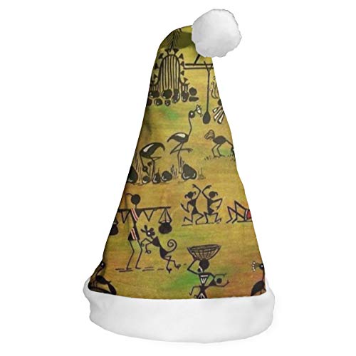 Sombrero de Papá Noel para adultos y niños, de la marca LAOLUCKY, para Navidad, Año Nuevo, fiesta festiva
