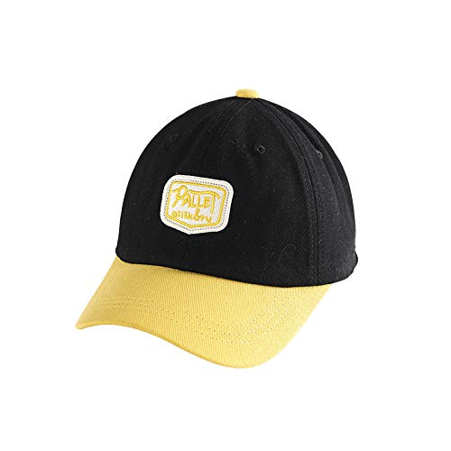 Sombreros para niños Nueva versión Coreana de Letras de combinación de Colores de algodón Puro Sombreros para bebés sombrilla y Protector Solar Gorra de béisbol de Primavera Marea