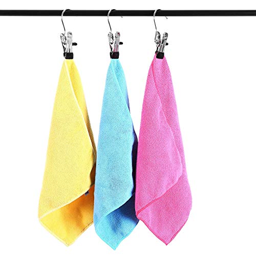 SONGMICS 50 pcs Antideslizante Percha metálica Ajustables para 4,5 x 10,5 cm CRI001-50