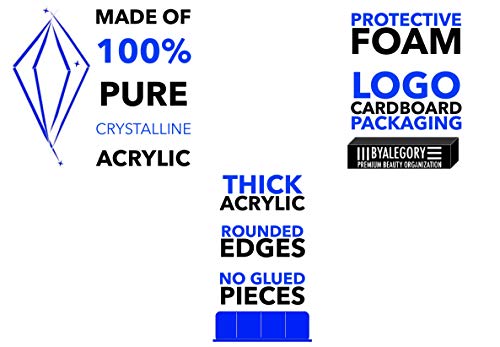 Soporte Acrílico Eye/Lip Liner veranstalter & Beauty Care 26, ofrece Espacio – byalegory (Clear)