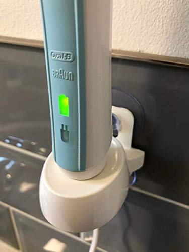 Soporte de pared para cargadores de cepillos de dientes marca Oral B Braun. Soporte de pared para cargadores de cepillos de dientes (SOLO EL SOPORTE) (NO INCLUYE CARGADOR)