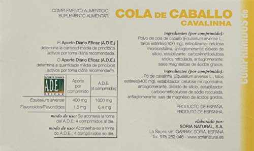 Soria Natural Cola Caballo - 60 Tabletas