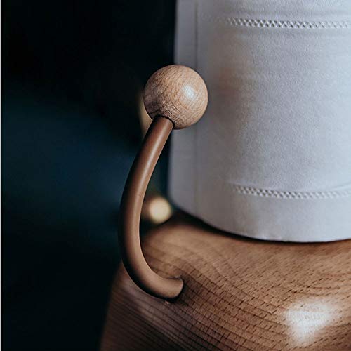 Sostenedor del tejido sólido titular de madera de la jirafa del rollo de papel organizador de escritorio Caddie, Europeo dispensador de papel del rollo dispensador, Cuarto de baño decorativo Papel hig