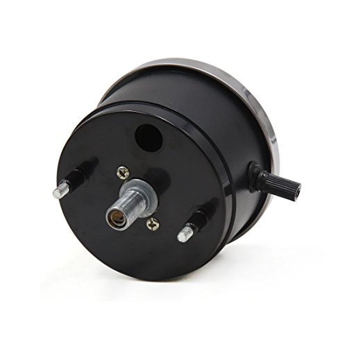 sourcing map 0-120km/h Redondo Negro Plateado Cuentakilómetros Analógico Velocímetro para GN Moto