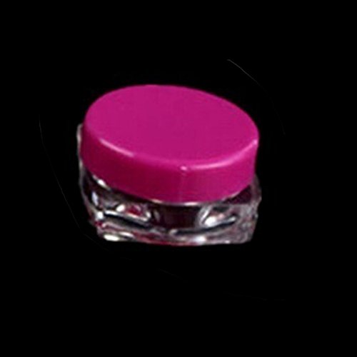 Soviton – Contenedores de plástico vacíos de 5 gramos para maquillaje facial, cremas, bálsamo para labios, sombra para ojos, 10 unidades