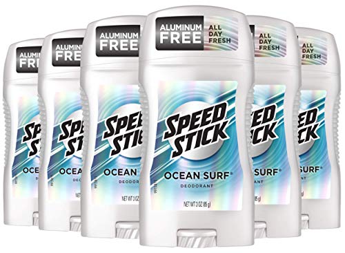 Speed Stick Deodorant, Ocean Surf, 3-Ounce Sticks (Pack Of 6) by Mennen