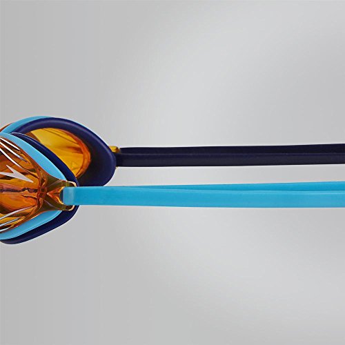 Speedo Vengeance Mirror Gafas de Natación, Unisex Adulto, Turquesa/Azul Ultramar/Cobre, Talla Única