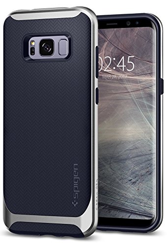 Spigen Funda Neo Hybrid Compatible con Samsung Galaxy S8 (2017), Diseño de Doble Capa y Moderno - Plata Ártico