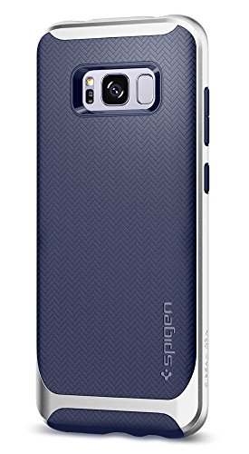 Spigen Funda Neo Hybrid Compatible con Samsung Galaxy S8 (2017), Diseño de Doble Capa y Moderno - Plata Ártico