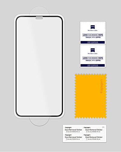 Spigen, Protecto Pantalla iPhone 11 / XR (6.1"), Compatible con Las Fundas, Compatible con el Face ID, Protector Pantalla Compatible con iPhone 11 / XR (064GL24987)