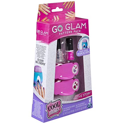 Spin Master GoGlam Fashion Cool Maker: Go Glam Pattern Pack Nail Stamper-Daydream, color rosa, púrpura (6046865) , color/modelo surtido
