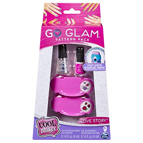 Spin Master GoGlam Fashion Cool Maker: Go Glam Pattern Pack Nail Stamper-Daydream, color rosa, púrpura (6046865) , color/modelo surtido