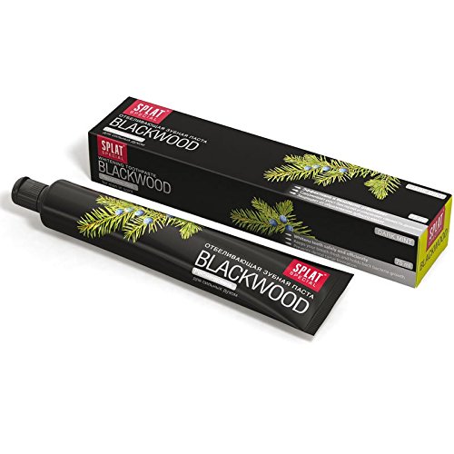 Splat Blackwood Pasta de Dientes Blanqueamiento enebro 6 x75 ml