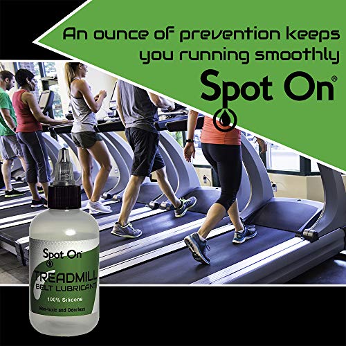 Spot On Lubricante 100% de Silicona para Cinta de Correr/Lubricante para Cinta de Correr 120mL - Hecho en los EE. UU. - Lubricante de Cinta para Correr de fácil Control/Flujo controlado
