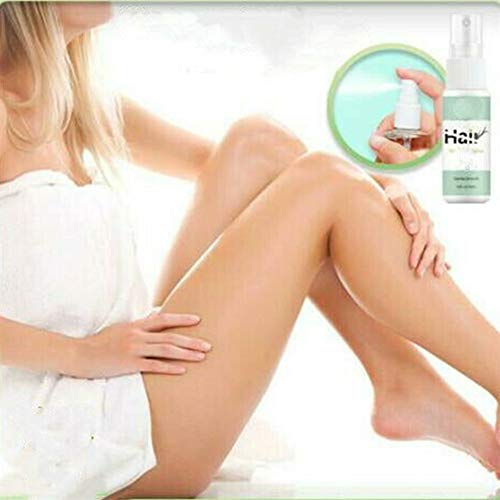 Spray de depilación semipermanente natural para las axilas del brazo Piernas Ingrediente suave no irritante Inhibición y reducción del crecimiento de la piel Green