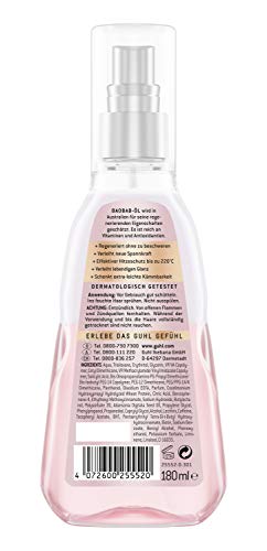 Spray para construcción profunda de Guhl con aceite de baobab – Regenera el cabello – aporta brillo y belleza – para cabello dañado – 180 ml