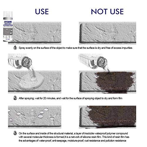 Spray Sellador De Agente Impermeable Spray De Unión Súper Fuerte para Reparación De Paredes Exteriores De Techo 30ml