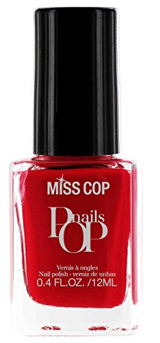 Srta Cop Pop Nails Rouge uñas Una colección polacos 12 ml, Rouge Rubis