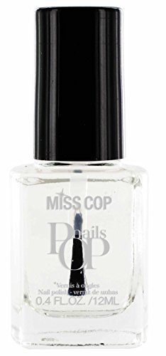 Srta Pop Cop Nails Nail Polish transparentes 12 ml - Juego de 2