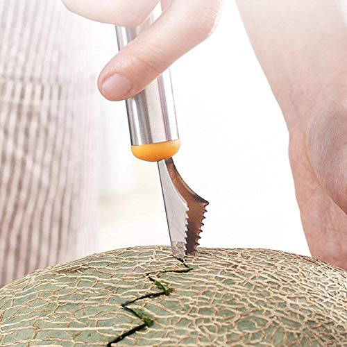 Star Eleven Kitchen - Juego de cucharas de fruta de acero inoxidable para cocina B