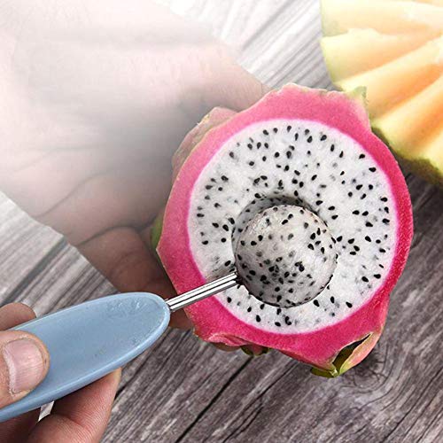 Star Eleven Kitchen - Juego de cucharas de fruta de acero inoxidable para cocina B