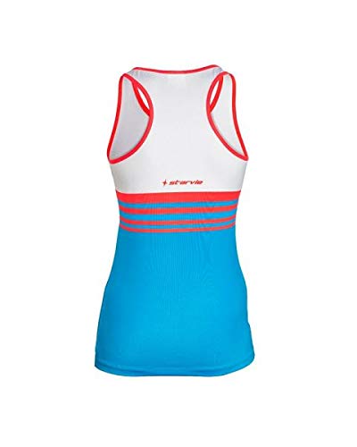 Star vie Top Passing Azul Rojo Mujer