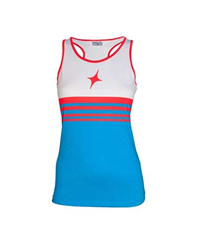 Star vie Top Passing Azul Rojo Mujer