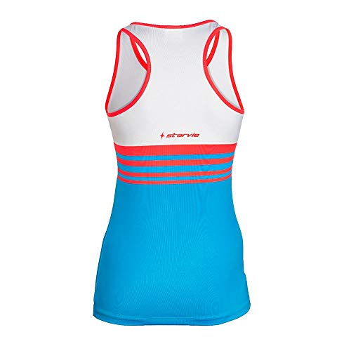 Star vie Top Passing Azul Rojo Mujer