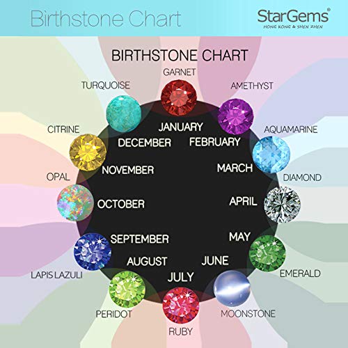 StarGems - Pendientes de plata de ley 925 hechos a mano con piedra natural de Tiffany de 3,8 cm D7345