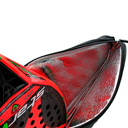 StarVie Pro Funda Pala de Pádel Térmica, Negro/Plata