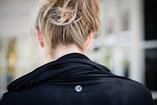 Sternitz Camisa Fitness para Mujer, Bhakti Hoodie, Ideal para Hacer Pilates, Yoga y Cualquier Deporte, Tela de bambú, ecológica y Suave. Cuello Largo. (S, Morado)