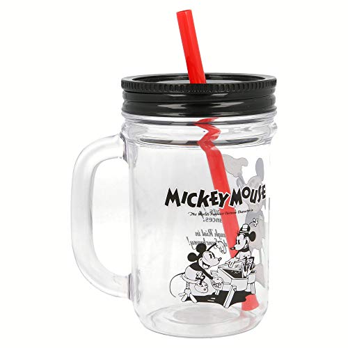 Stor JARRO con Pajita 690 ML | Mickey Mouse - Disney - 90