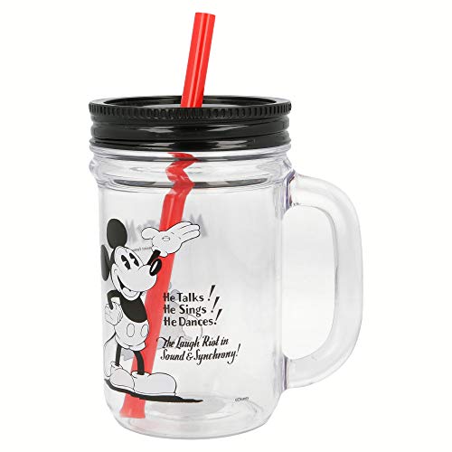 Stor JARRO con Pajita 690 ML | Mickey Mouse - Disney - 90