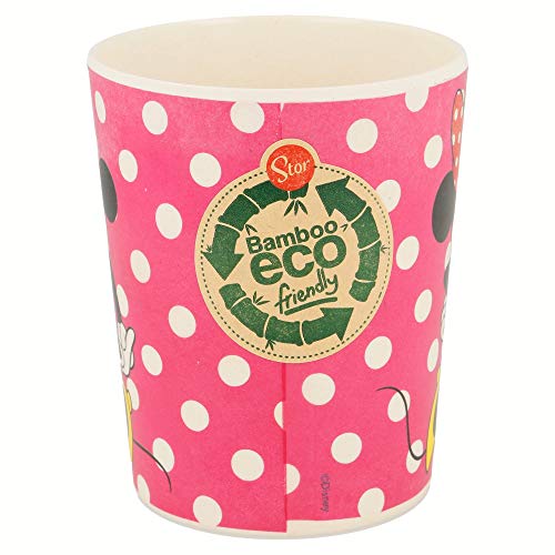 Stor Vaso Bambu 270 ML | Minnie Mouse - Disney - Glam Dots