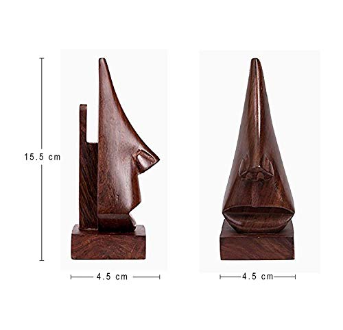 storeindya Gafas de Madera Anteojos Sunglass Spec Stand Holder Home Office Desk Decorativo Utility Gift Accessories Christmas Thanksgiving Gift