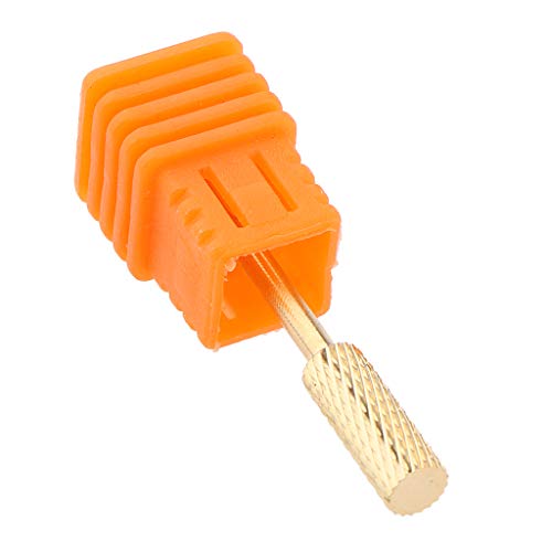 Sturdy Nail Drill Bit Nails Art Pulido Herramientas De Pulido Smooth Top Manicure - Golden + Orange s