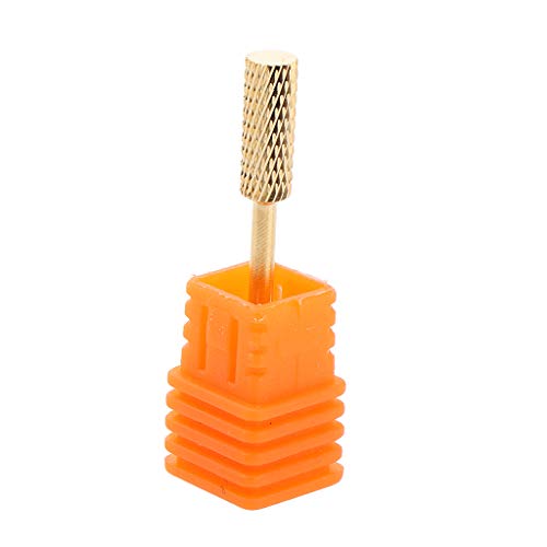 Sturdy Nail Drill Bit Nails Art Pulido Herramientas De Pulido Smooth Top Manicure - Golden + Orange s