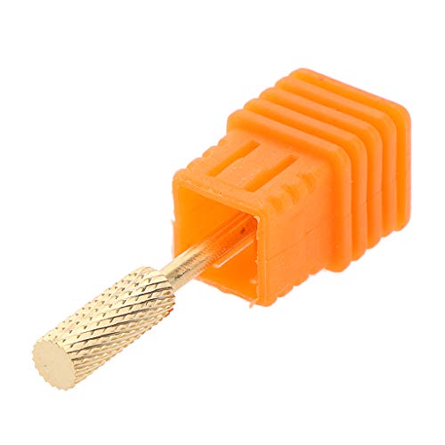 Sturdy Nail Drill Bit Nails Art Pulido Herramientas De Pulido Smooth Top Manicure - Golden + Orange s
