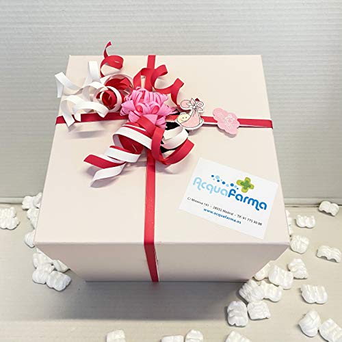 Suavinex Canastilla PREMIUM Recién Nacido Regalo Bebé 0-6 meses (Rosa)