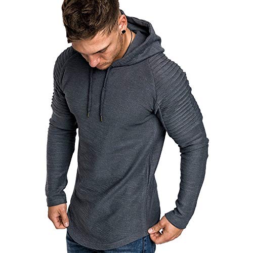 Sudaderas con Capucha para Hombre Cosy Chaqueta Deportiva Sudadera con Cremallera Completa Hoodie Casual Jerséis Top Blouse