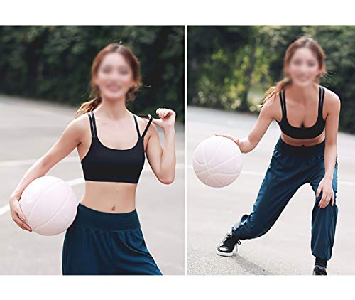 Sujetadores deportivos Sin soporte de acero., Nylon corpóreo, con almohadilla for el pecho, sujetador de yoga estilo chaleco lineal a prueba de golpes, ropa interior deportiva coleccionada for mujeres