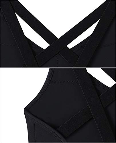 Sujetadores deportivos Sin soporte de acero., Nylon corpóreo, con almohadilla for el pecho, sujetador de yoga estilo chaleco lineal a prueba de golpes, ropa interior deportiva coleccionada for mujeres