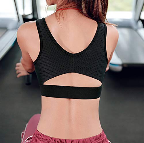 Sujetadores deportivos Sin soporte de acero., Nylon corpóreo, con almohadilla for el pecho, sujetador de yoga estilo chaleco operativo a prueba de golpes, ropa interior deportiva coleccionada for muje