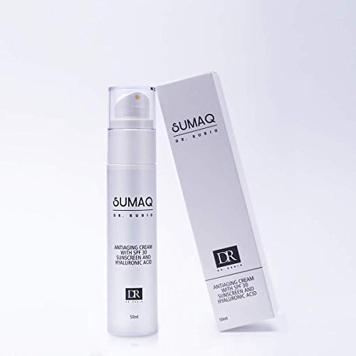 SUMAQ - DR.RUBIO Crema Antienvejecimiento con Protector Solar 30 y Acido Hialurónico 50ml